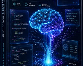 Kit di sviluppo per agenti di intelligenza artificiale: codice Python, nessuna conoscenza di programmazione avanzata (download digitale)
