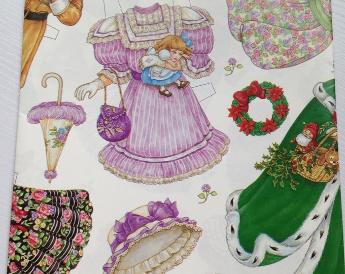 Adorable Sheet of Paper Doll Wrapping Paper Etsy