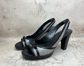 Bottes Vintage François Villon Cuir Noir - Taille 39 (pointure 5.5 UK) - Occasion Bon état