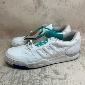 adidas gazelle silver green womens Vintage Adidas Invader Sneakers US 8  dla dushy