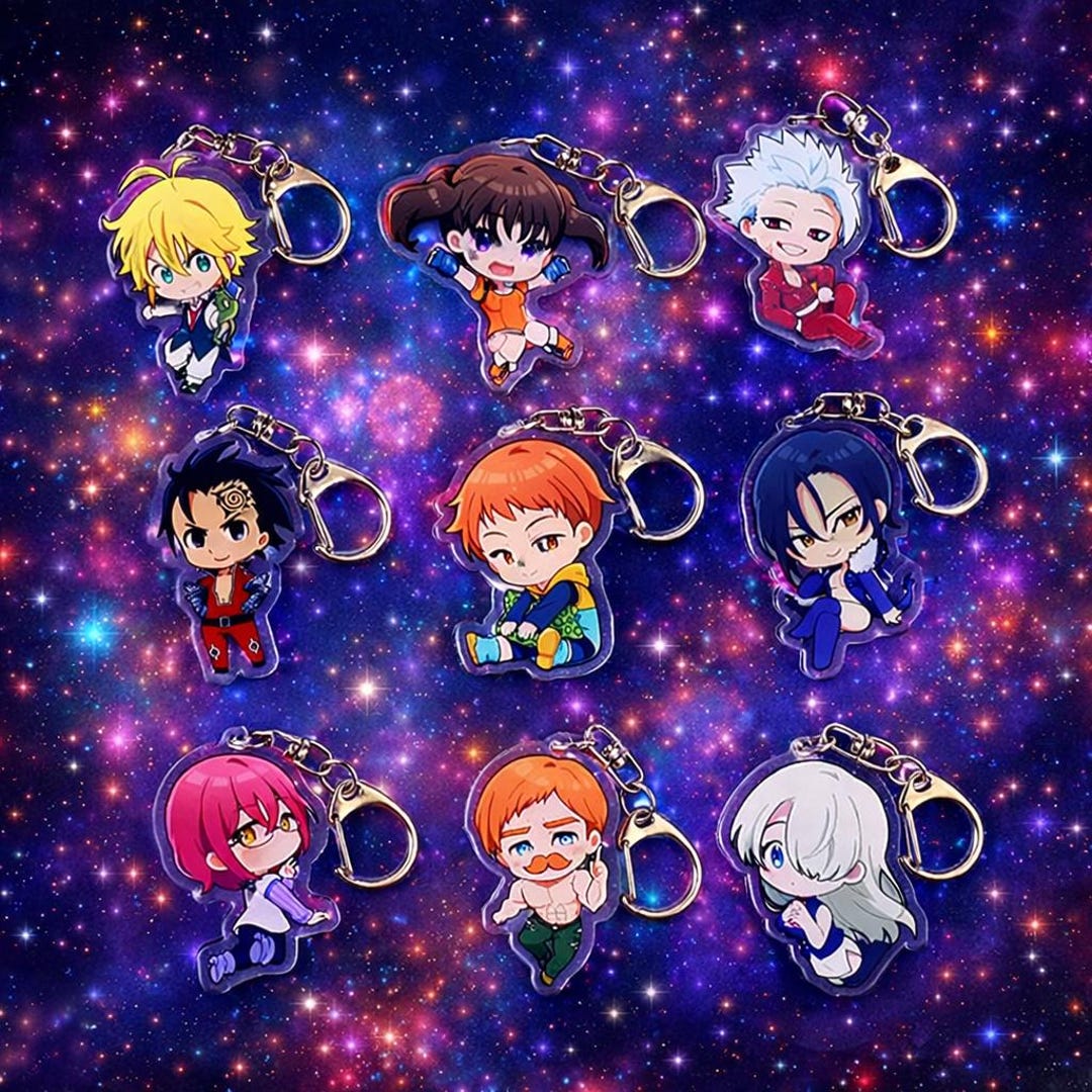 Acrylic Keychains Eco Friendly Anime - Etsy