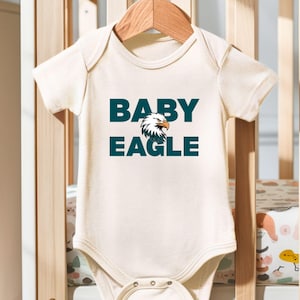 Baby Bird Football Outfit, Philly Football Baby Bodysuit, Baby Eagle Bird Shirt, Game Day Baby Apparel, Philly Fan Baby Gift