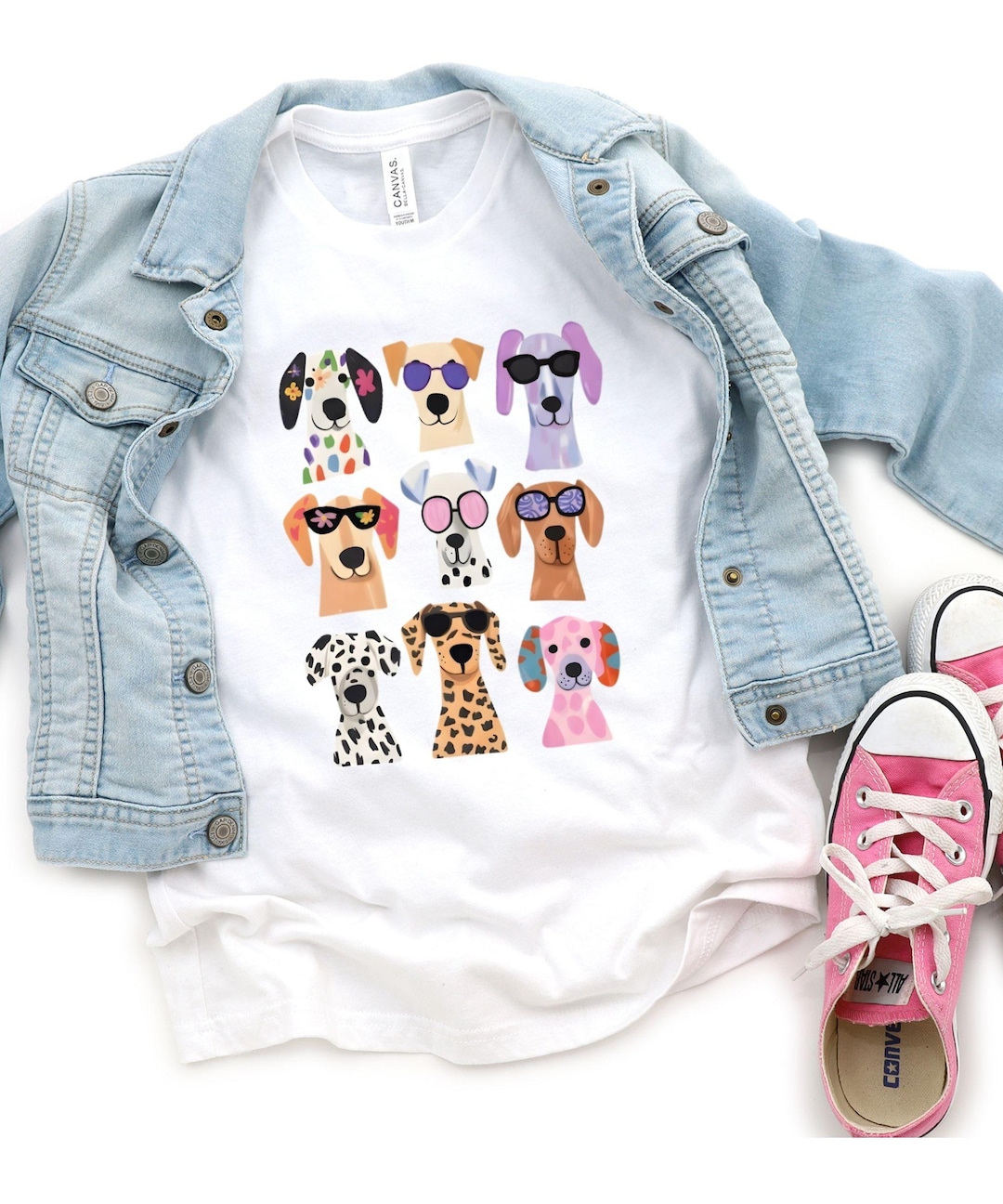 Cute Dog Kids Shirt, Puppy Graphic Tee, Kids Animal Shirt, Dog Lover Gift for Kids, Toddle