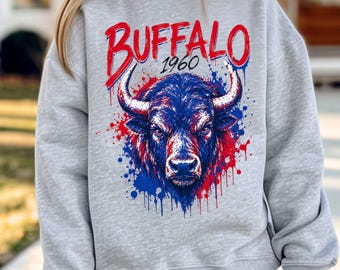Buffalo Football Kids Shirt, Buffalo Bull Fan Tee, Youth Football Shirt, Toddler Sports Tee, Game Day Outfit, Football Gift for Kids