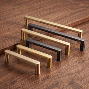 Modern Cabinet Pull Handle, Minimalist Drawer Pull, Kitchen Cupboard Door Hardware, Dresser Wardrobe Handle, Contemporary Furniture Pull