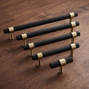 Knurled Cabinet Pulls and T Bar Knobs, Textured Drawer Handles, Kitchen Cupboard Hardware, Dresser Wardrobe Door Furniture Handles