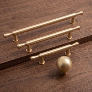 Long Cabinet Pull Handle, Modern Wardrobe Door Pull, Kitchen Drawer Handle, Dresser Cupboard Hardware, Minimalist Furniture Hardware