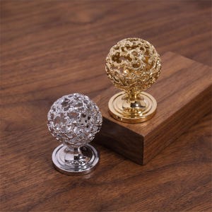 Ornate Cabinet Knob, Filigree Drawer Pull, Vintage Dresser Handle, Kitchen Cupboard Knob, Wardrobe Door Hardware, Decorative Furniture Knob