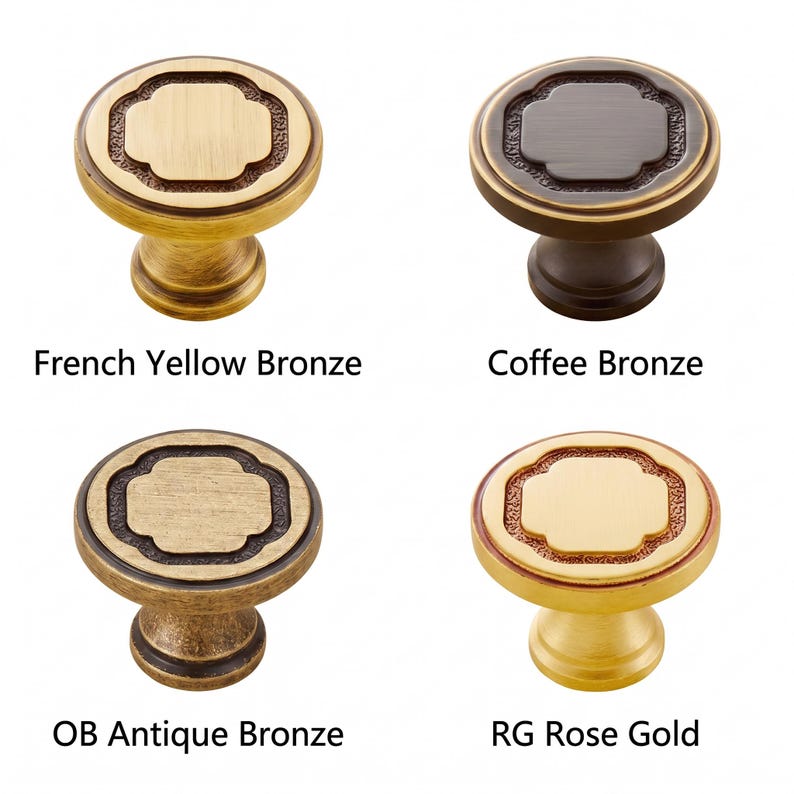 Geometric Cabinet Knobs and Pulls, Decorative Drawer Handles, Kitchen Cupboard Hardware, Dresser Wardrobe Door Handles, Furniture Hardware image 3