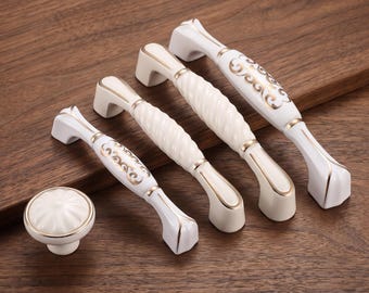 Vintage Cabinet Knobs and Pulls, Decorative Drawer Handles, Kitchen Cupboard Hardware, Dresser Wardrobe Handles, French Furniture Hardware