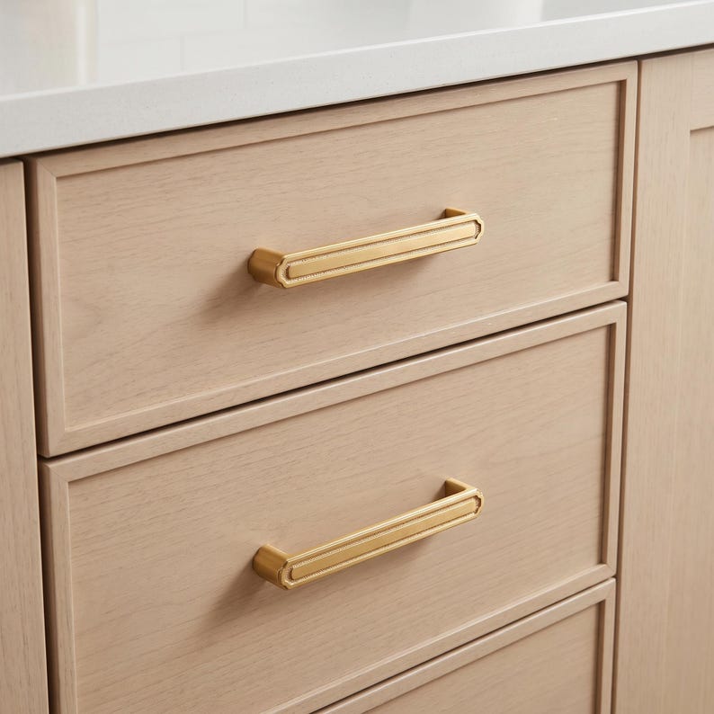 Geometric Cabinet Knobs and Pulls, Decorative Drawer Handles, Kitchen Cupboard Hardware, Dresser Wardrobe Door Handles, Furniture Hardware image 9
