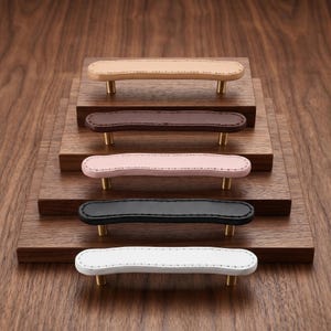 Cabinet Pull Handle, Padded Drawer Pull, Modern Dresser Wardrobe Cupboard Hardware, Nursery Furniture Handle, Minimalist Cabinet Door Pull