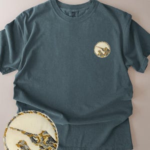 Upland Bird Hunting Shirt | Bird Dog Patch Tee | Hunting Shirt for Men | Outdoorsman Graphic Tee | Comfort Colors Shirt