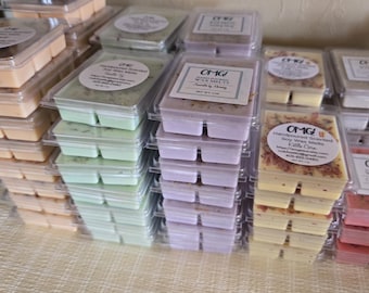 Velas de cera perfumadas derretidas