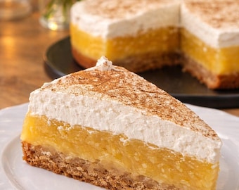 MIGLIORE RICETTA: Torta di mele umida con panna e panna acida - Ricette virali raffinate - Scarica subito la ricetta in PDF (tedesco)