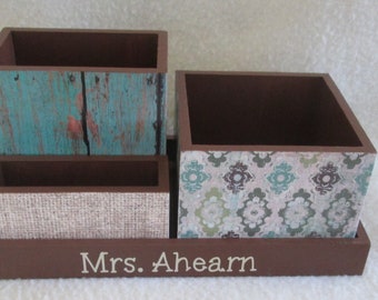 Desk Organizer Set Etsy