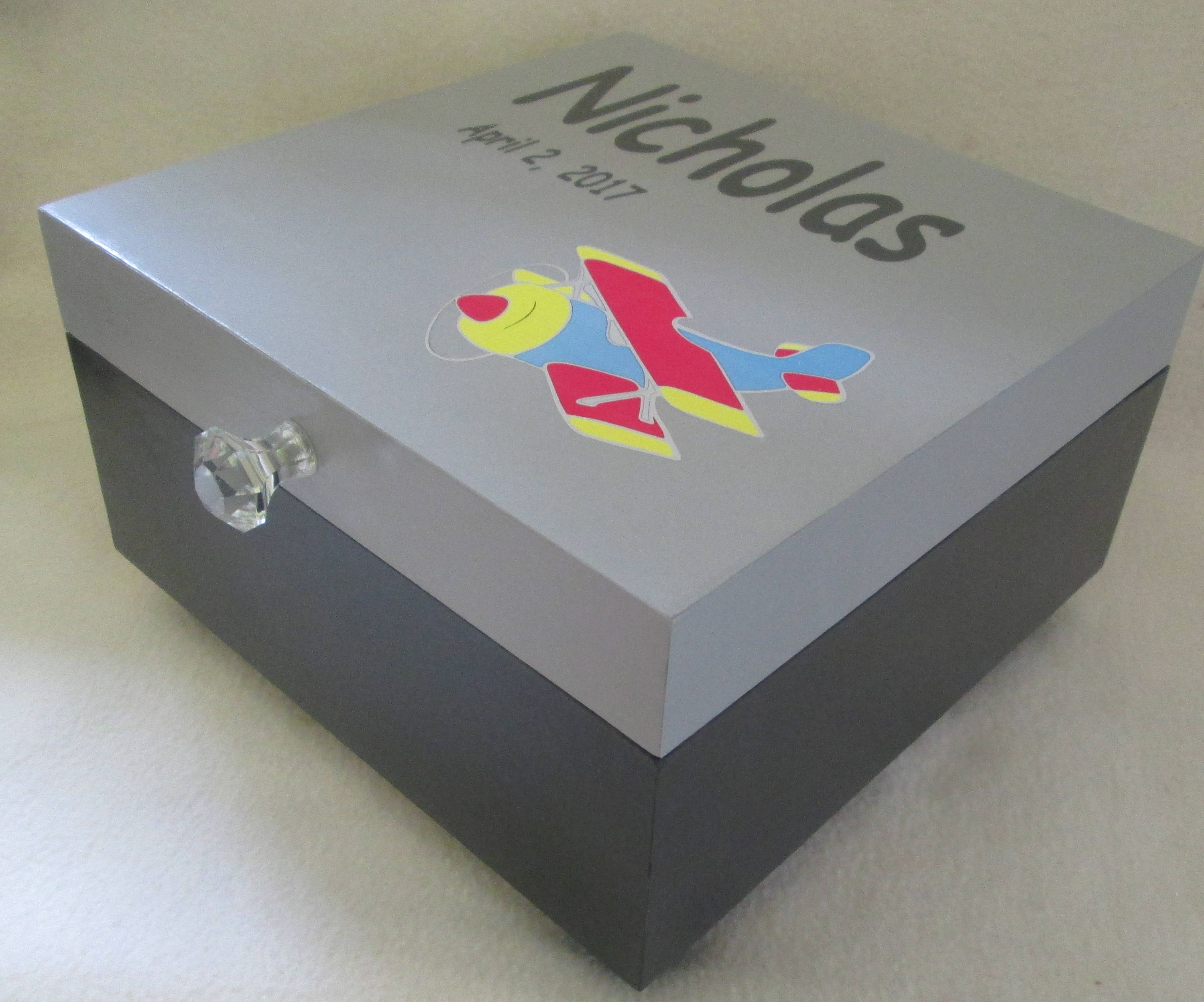 personalized keepsake box for boy