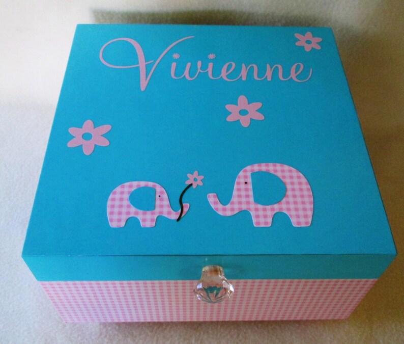 personalised baby storage box