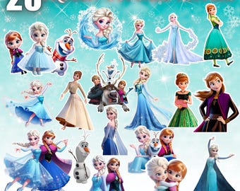 Frost muffinsdekorationer, Frost tårtdekorationer, Elsa muffinsdekorationer, Anna muffinsdekorationer, Olaf muffinsdekorationer, Frost festdekorationer att skriva ut