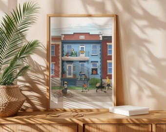 Villeray / Montreal Wall Art / Impresión digital / Descarga instantánea