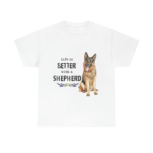 German Shepherd Unisex Heavy Cotton Tee