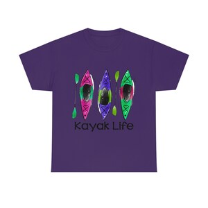Kayak Unisex Camiseta de algodón pesado