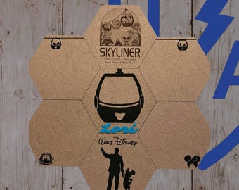 Disney Skyliner Personalized Pin Board Set