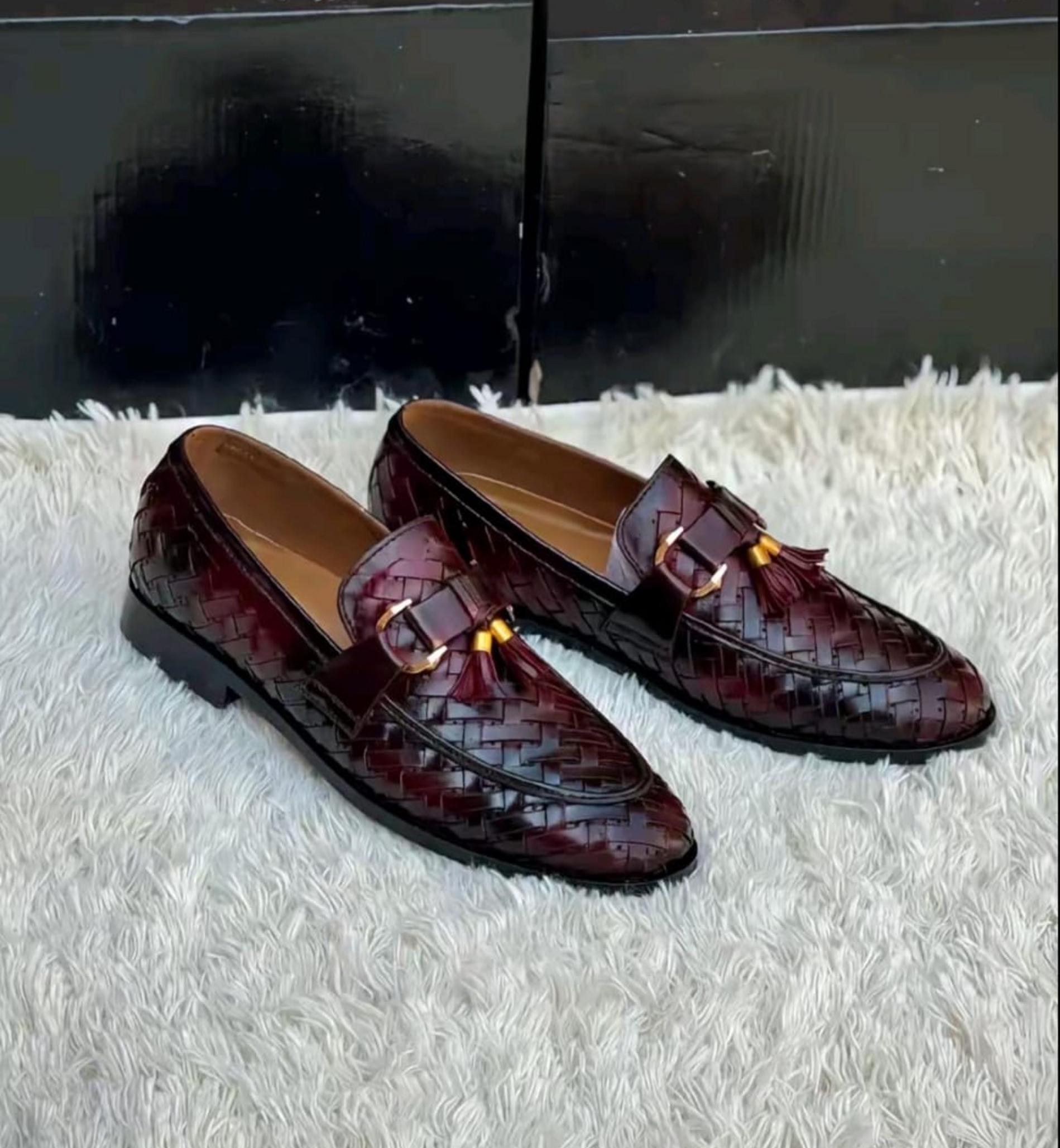 green emerald velvet dress Men Dress Shoes-MSD-ALL21 Burgundy – Church suits for less