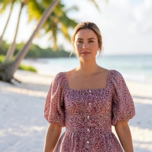 Women's Universal Thread Size S Flutter Sleeve Corset Blouse