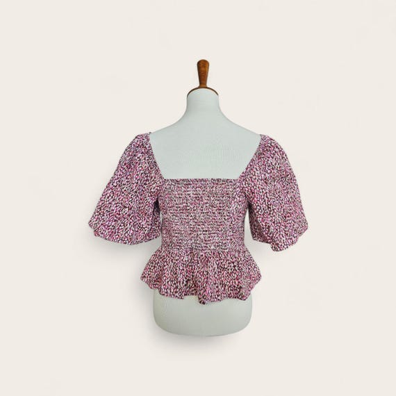 Universal Thread Size S Flutter Sleeve Corset Blo… - image 4