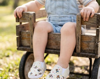 Children's Disney Slip-On Canvas Sneakers Size 6 - 9 Months