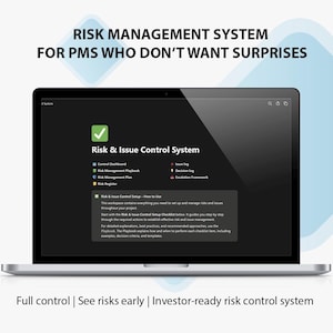 Risk Management Notion System. Checklist, Knowledge Base & Registers Templates included.