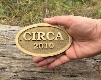 Custom Solid Brass Plaques, Personalized Office, Home Doors Address Names Plates, New Home Gifts