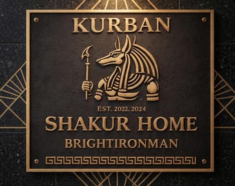 Custom Brass Designing Name Plate - Original Brass Quality Good Finish & Personalized Plaques