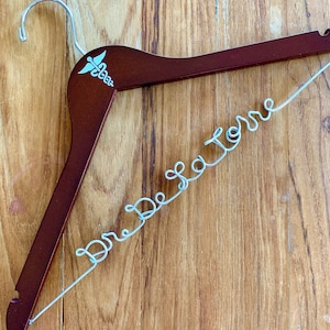 Doctors Day Gift Idea, Doctor Appreciation Gift, Personalized Hanger for White Coat, Medical Staff Gift, Hospital Staff Gift, Physician Gift
