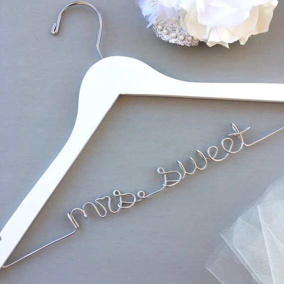 Custom Hanger Bride Hanger Wedding Dress Hanger Bride Gift Etsy