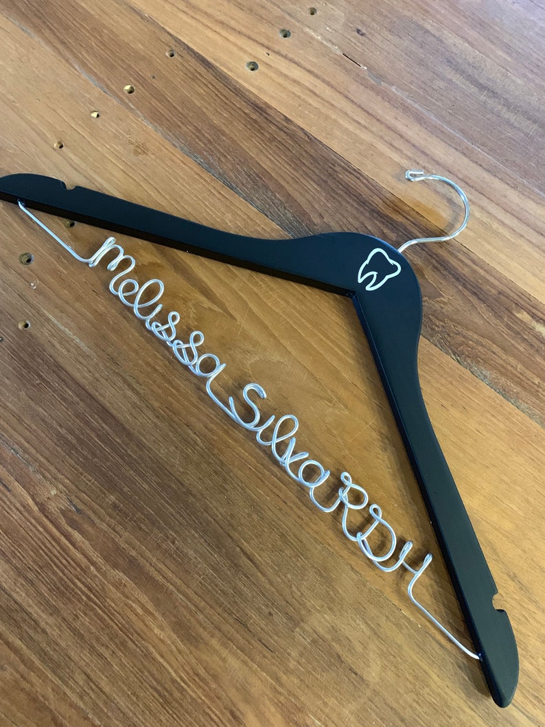 1st White Coat Hanger Dental School White Coat Ceremony Gift Etsy