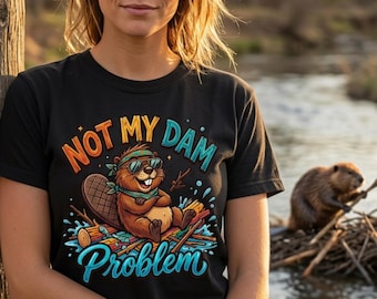 Funny Beaver Shirt, Sarcastic Animal Tee, Retro Sassy Humor, Comfort Colors T-Shirt