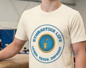 Boys Vault Gymnastics Shirt, Youth Gymnast Training Tee