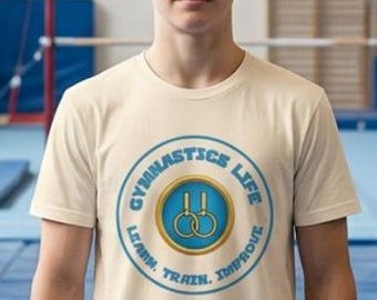 Rings gymnastiekshirt jongens, trainingsshirt voor jeugdgymnastiek