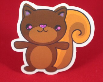 Kawaii Squirrel Sticker decal laptop decal stationary supply