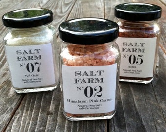 Natural Sea Salts 5 varieties to choose from