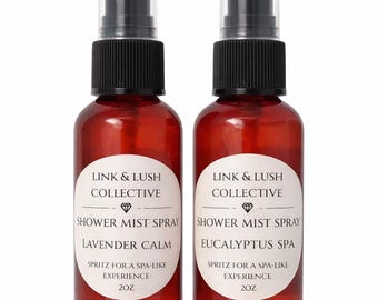 Shower Steam Spray | Essential Oil Mist | Spa Spray | Lavender & Eucalyptus | Self Care Gift
