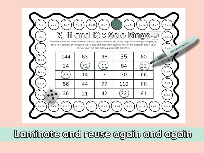 Mathframes Mtc Printable Times Tables Bingo Game | Year 4 MTC Maths Activity ...