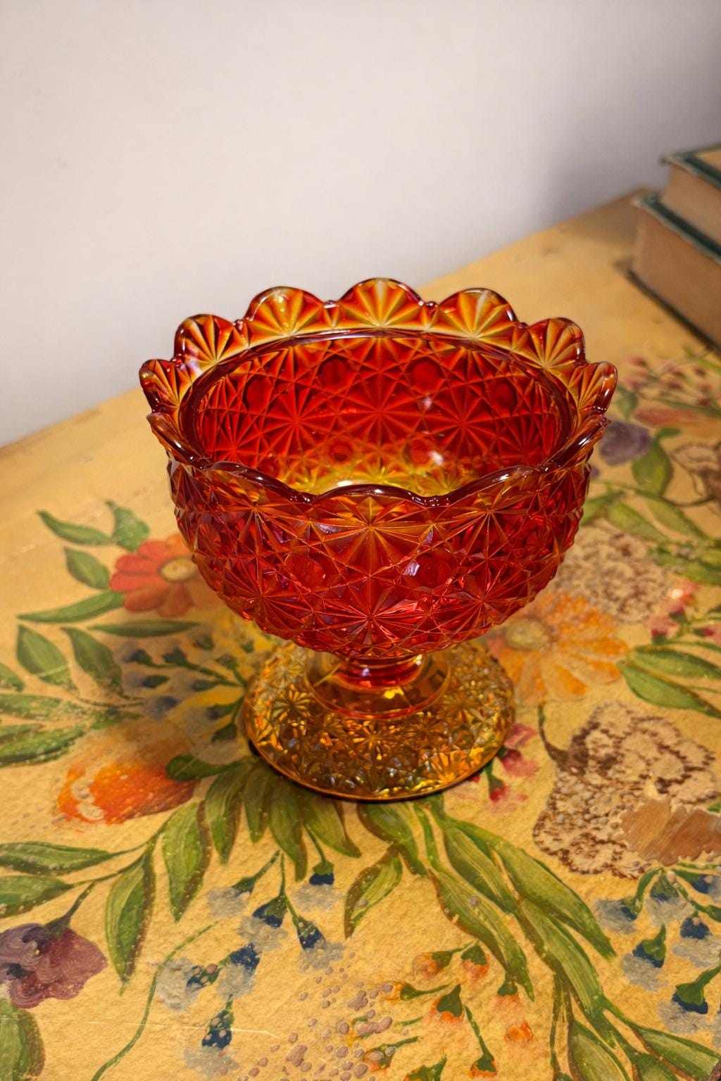 Antique Amberina Glass - Etsy