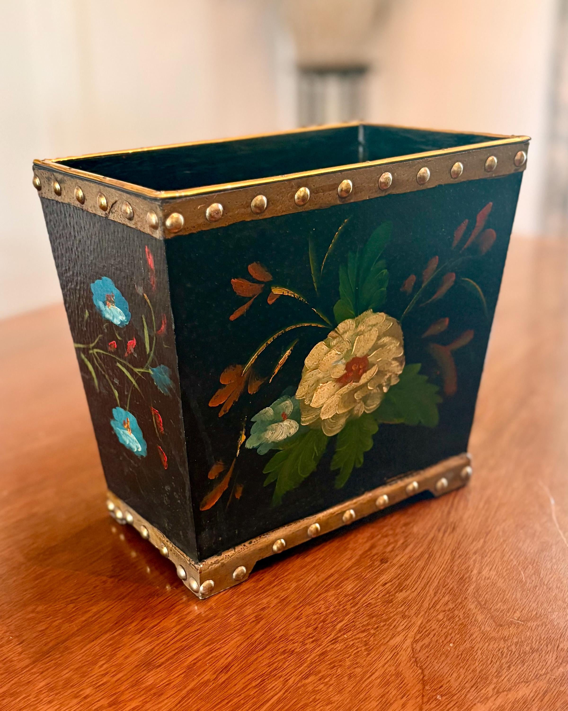 Vintage Metal Trash Bins - Etsy