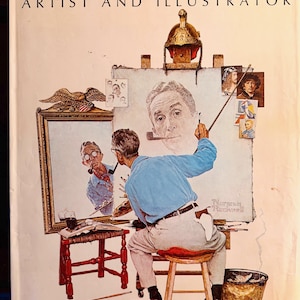 1970 First Edition "Norman Rockwell Artist and Illustrator" | Coffee Table Book for Art Lovers
