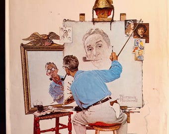 Primera edición de 1970 de "Norman Rockwell, artista e ilustrador" / Libro de gran formato para amantes del arte