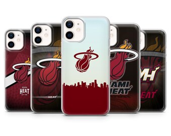 Heat Phone Case Basketball Team Miami Cover für iPhone 17 17Pro 16 15 14 13 12 Samsung S25 S24 S23 A56 A36 A16, Pixel 10 10Pro 9A