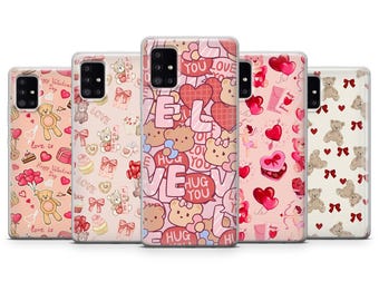 Valentinstag Handytasche Love Romantic Cover für iPhone 17 17Pro 16 15 14 13 12 Samsung S25 S24 S23 A56 A36 A16 Pixel 10 10Pro
